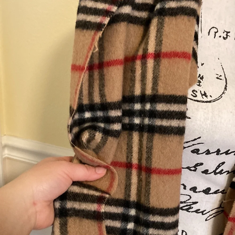 BURBERRY vintage  NOVA CHECK lambwool  SCARF